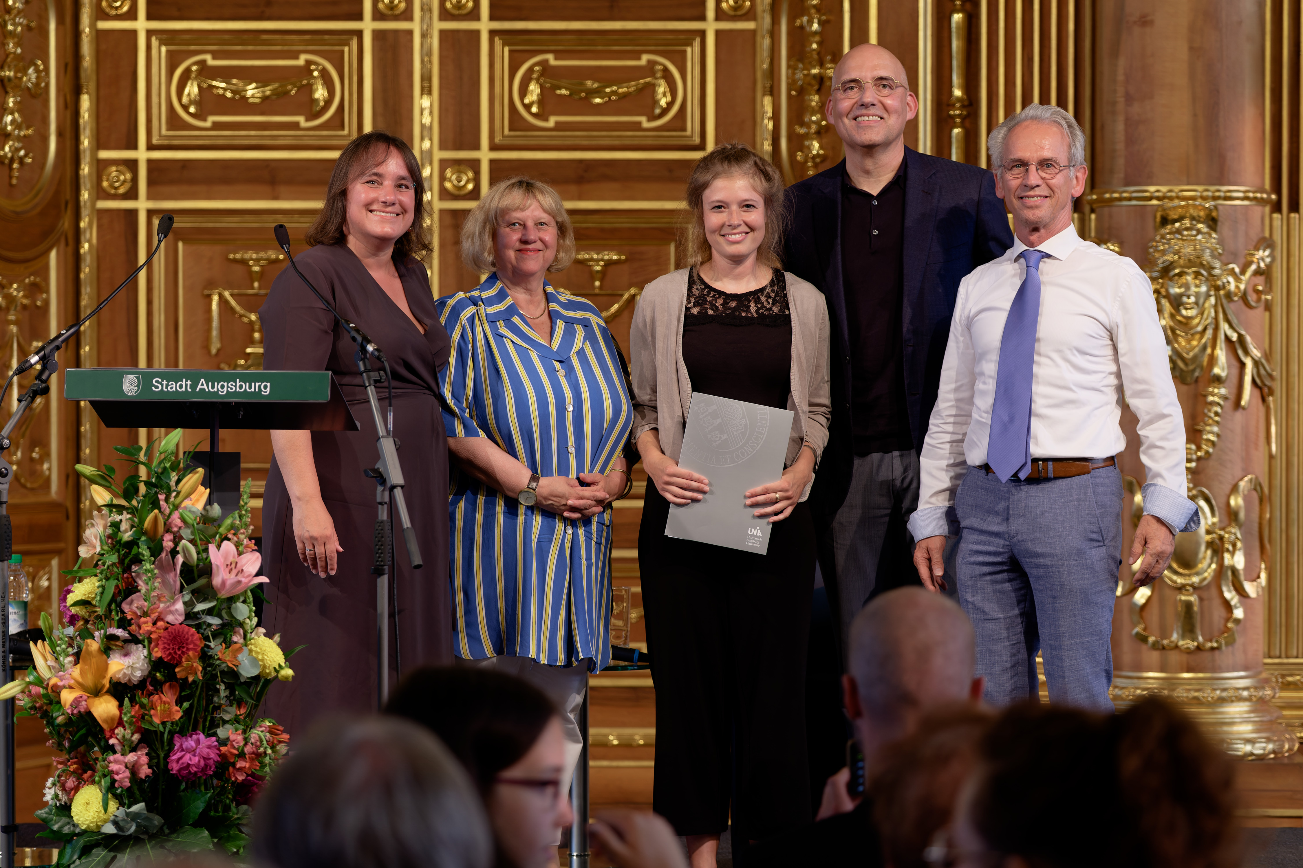 Gruppenbild zur Preisverleihung des Augsburger Wissenschaftspreis 2023