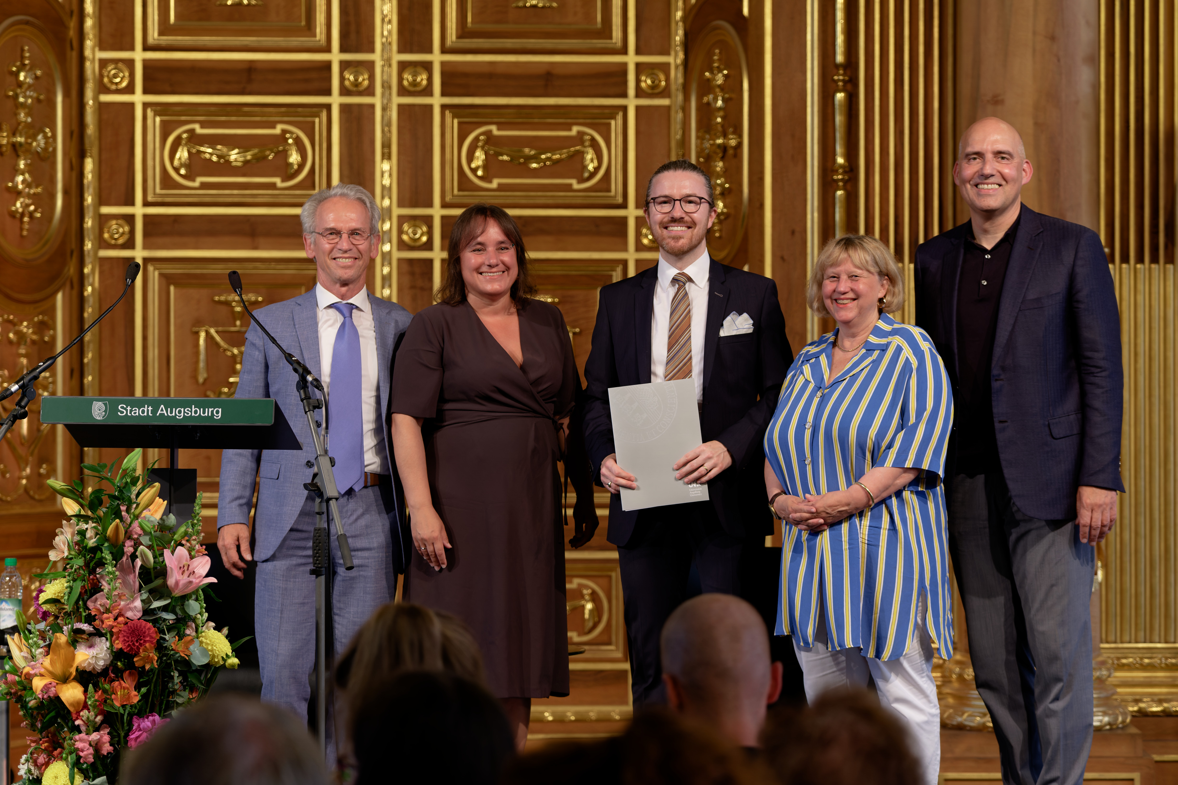 Gruppenbild zur Preisverleihung des Augsburger Wissenschaftspreis 2023