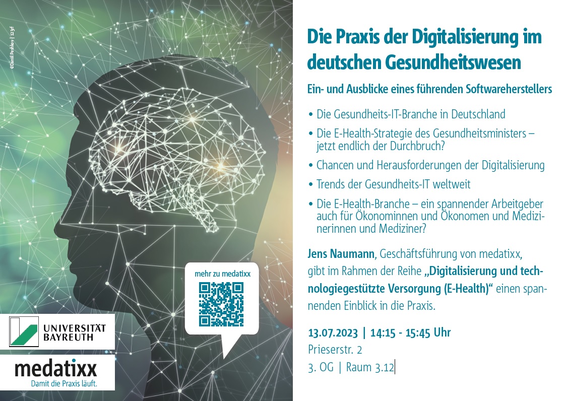 Flyer Vortrag J. Naumann zur Digitalisierung im Gesundheitswesen